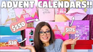 THOUSANDS of $$$ of ADVENT CALENDARS?! Holiday Advent Calendar 2021 Sneak Peak!