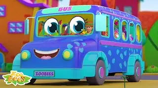 Räder auf dem Bus | Kinderlieder | Vorschulvideos | Zoobees Deutschland | Kinderreime