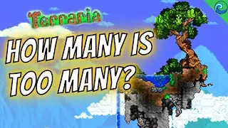 I Built Too Many Sky Islands For This SECRET Lab In Terraria