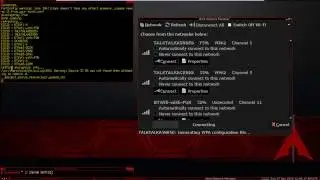 Wireless network configuration in BLACK ARCH LINUX