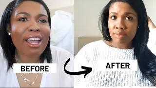 How to blend clip in hair extensions with short relaxed hair: KNAPPY HAIR EXTENSIONS