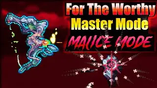 Terraria Supreme Buffed Heavenly Gale vs For The Worthy Calamity Mod Malice Mode Boss Rush