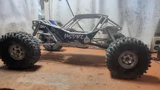 Amazon 3gear transmission with dig in the Axial Ryft #rccrawler #axial #ryft