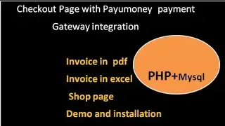 Checkout Page with Payumoney Payment Gateway|Php and Mysql|Update version with invoice
