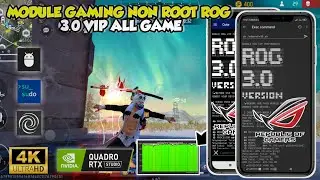 IMPROVE DEVICE PERFORMANCE❗GAMING MODULE ROG 3.0 NON ROOT❗HOW TO OVERLOCK ANDROID PERFORMANCE