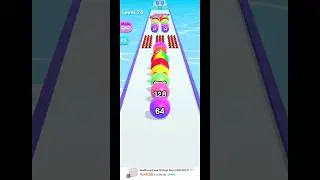 Ball Run 2048 Level 74 #gameplay #andoridgames #shortsvideo #ballgame
