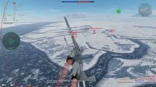 Super clean triple kill (IR, SARH, Guns) | War Thunder