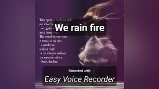 We rain fire- by Vanessa De Freitas