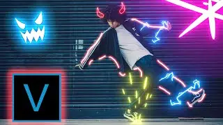 Glow Scribble Animations in Sony Vegas for FREE