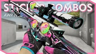 AWP Neo-Noir Sticker Crafts | CSGO (2023)