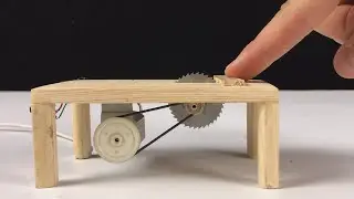 Amazing DIY Circular Saw From DC Motor