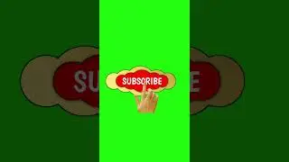 YouTube Subscribe Button Green Screen ।। No Copyright 