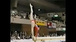 NATALIA YURCHENKO BALANCE BEAM 1986 CHUNICHI CUP