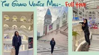 The Grand Venice Mall- Greater Noida | Full Day Vlog | Dashrathpuri to Pari chowk metro 🚊