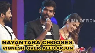 Nayantara Chooses Vignesh over Allu Arjun