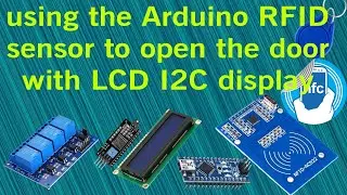 Secure any door with RFID module,Arduino i2c LCD and NFC Mobile