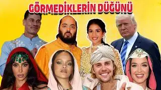 Dünyanın en gösterişli pahalı düğünü/ Rihanna, Justin Bieber'in düğün şarkıcısı olduğu Ambani düğünü