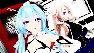 【MMD】乱躁滅裂ガール/Disturb Manic Girl　　IAとMiku