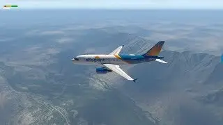 X-Plane 11.30 E175 TOLISS A319 | West Coast Hops KSBA - KPSP - KIWA Beautiful Ortho Scenery