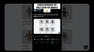 ROBLOX INCREASED THE PRICE FLOOR FOR BUNDLES 💔 #roblox #edit #fypシ゚ #robloxedit #robloxshorts