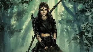 Wood Elf - Elder Scrolls Online - Fan Art | Speedpaint
