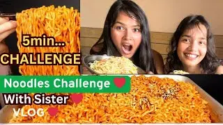 Eating challenge with sister 👩😀#eatingchallenge #vlog #youtubeblogger #viral #videofeed