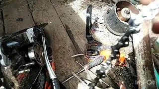 Как легко снять сцепление китайской бензопилы без специнструмента !
