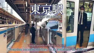 🚊 Estación de TREN de Tokyo 🗼Tokyo Station Unique Sounds 🚆▫️TOKYO 2021🎌  🔴【JAPÓN 2021】JAPAN 🔸東京駅 電車