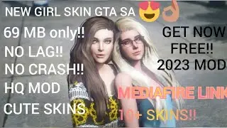 CUTENESS OVERLOAD: LATEST CUTE GIRLS SKIN MODPACK V2 FOR GTA SA ANDROID AND PC | GTA SA MODS 2023 😍🥰