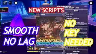 ANIME DEFENDERS Script Pastebin 2024 - AUTO MACRO | AUTO GEMS | AUTO TRAIT CRYSTAL (BUANGHUB)