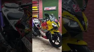 BMW G310R IN REDBULL LIVERY. #wraping #rehancustoms #ytshorts #modifiedbike #bmw #bmwmotorrad