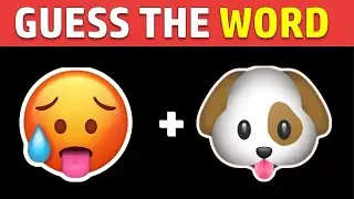 Guess the Words by Emoji 😀🦻🏻🧑‍💼| Emoji Quiz Challenge 2024