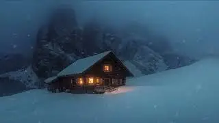 Epic Blizzard & Frosty Wind Sound in the Caucasus Mountains, Russia┇Perfect Sounds to Sleep & Study
