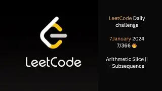 Leetcode Daily Challenge||7 jan 2024||Arithmetic Slices-||(Subsequnece)||Dynamic Programming||C++