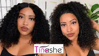 GORGEOUS GLUELESS CURLS | DEEP WAVE WIG ft.Tinashe Hair