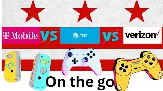 Verizon vs AT&T vs T-Mobile | Network & Performance Testing | Lenovo Legend Go  | Wash, DC
