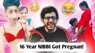 16 Year Nibba Nibbi Got Pregnant 🤰 || Nibba Nibbi Roast | Carryminati Roast