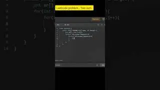 Two sum | Leetcode problem solving #leetcode #java #shots