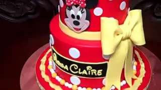 Minnie Mouse Birthday Cake  by Cakes ROCK!!!