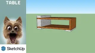 HOW TO DO TABLE ONLY DEFAULT TOOL 😍 THIS IS SIMPLE METHOD AND EASYWAY 😍 BY USING SKETCHUP 😍