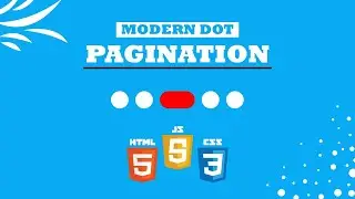 Modern Dot Pagination With Html Css And JavaScript_