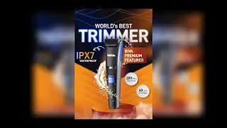 Designing a Modern Trimmer Ad Poster in Adobe Illustrator