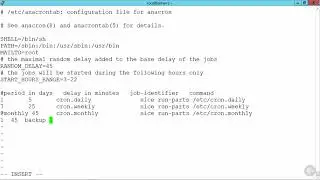 43   Using anacron as a Job Scheduler