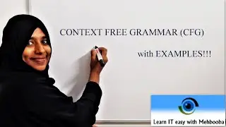 COMPILER DESIGN - LECTURE -9,  Context Free Grammar (CFG)