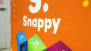 SNAPPY Backlit Pop-up Display Trade Show Exhibit Booth