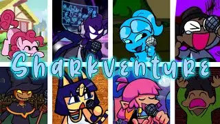Sharkventure - FNFHoloFunk but Every Turn the Character Singing Changes! (Everyone Sings) +UST