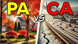 Pennsylvania vs California - HUGE Differences To Know Before Making A Move