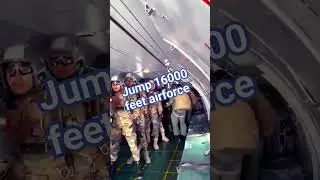 #16000 feet jumping #jumpingairforcecommando#airforce #army #commandotraining#shorts #chepak#jumping