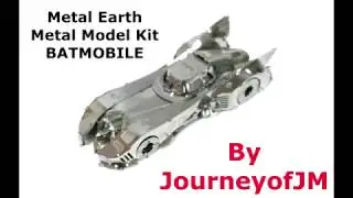 metal earth batmobile part 3