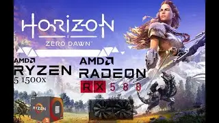 Ryzen 5 1500x RX 580 4Gb Tes #horizonzerodawn